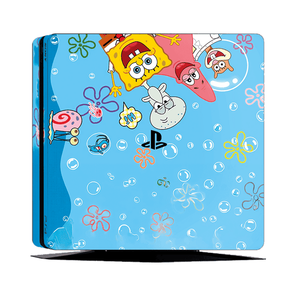 Bob Esponja Skin Playstation 4 Slim Xonebrand