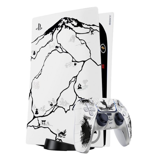 Edición Ghost of Yotei black Skin Playstation 5 Fat