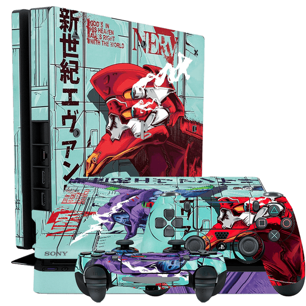 Evangelion Skin Playstation 4 Slim Xonebrand