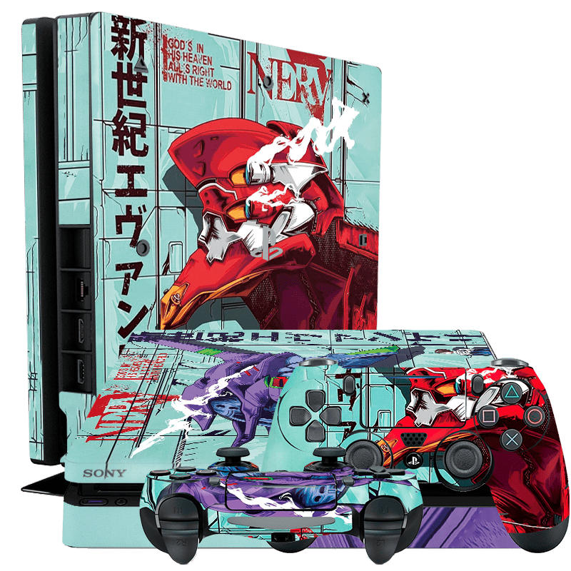 Evangelion Skin Playstation 4 Slim Xonebrand