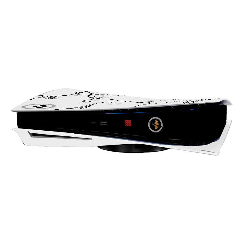 Edición Ghost of Yotei black Skin Playstation 5 Fat Xonebrand