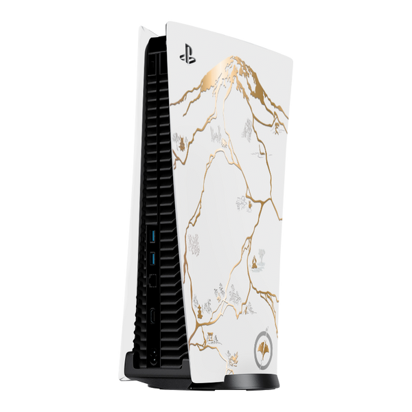 Edición Ghost of Yotei Dorado Skin Playstation 5 Fat