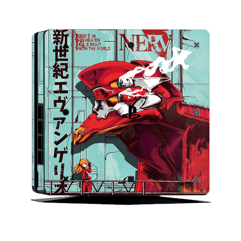 Evangelion Skin Playstation 4 Slim Xonebrand