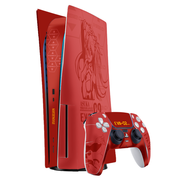 Evangelion Eva-02 Skin Playstation 5 Fat