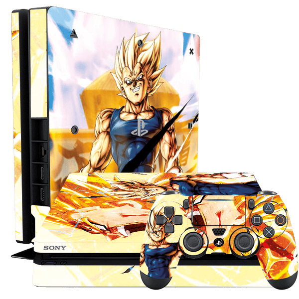 Dragon Ball Vegeta Skin Playstation 4 Slim Xonebrand