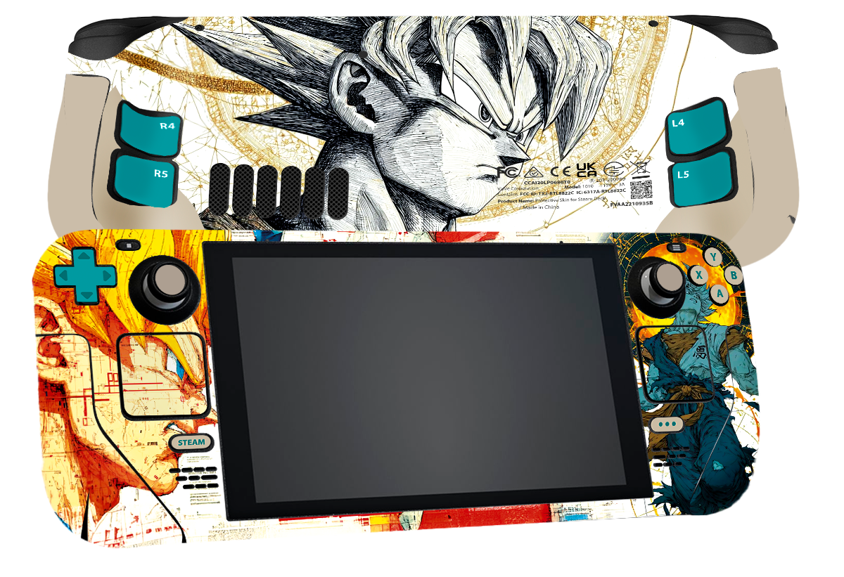 Dragon Ball Goku Steam Deck Skin Xonebrand