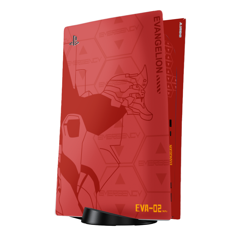 Evangelion Eva-02 Skin Playstation 5 Fat Xonebrand