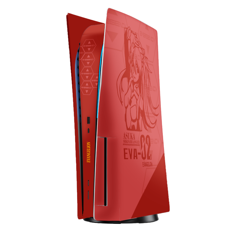 Evangelion Eva-02 Skin Playstation 5 Fat Xonebrand