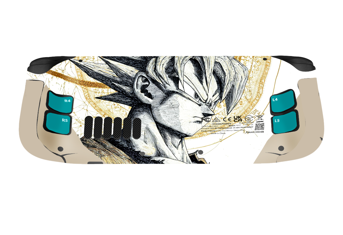Dragon Ball Goku Steam Deck Skin Xonebrand