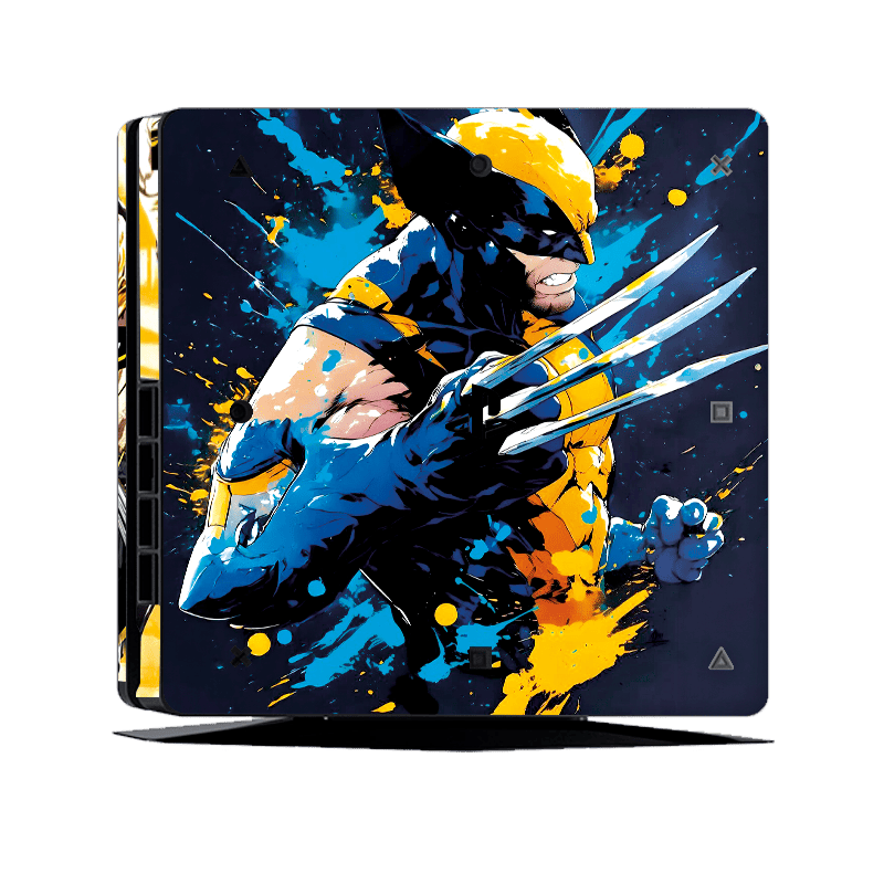 Wolverine Skin Playstation 4 Slim Xonebrand