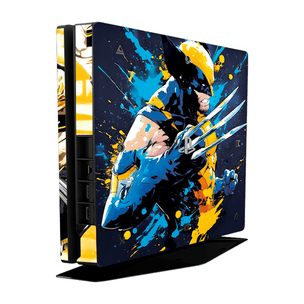 Wolverine Skin Playstation 4 Slim Xonebrand