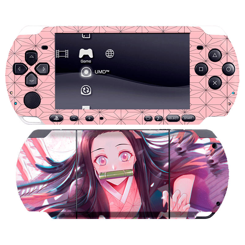 Demon Slayer Nezuko PSP portátil para juegos Bundle Skin