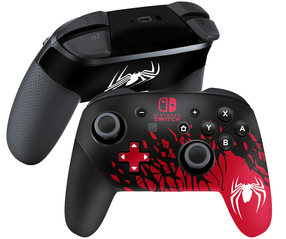 Spiderman 2 Skin Nintendo Switch Pro Controller Xonebrand