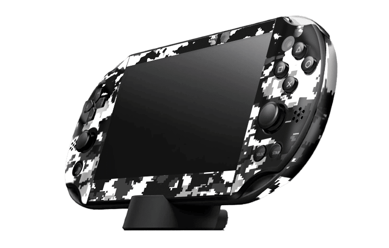 Camuflado Gris Skin Playstation Portable PSVita Slim