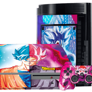 Dragon Ball Goku Super & Goku Black PS3 Fat Bundle Skin