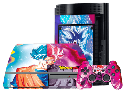 Dragon Ball Goku Super & Goku Black PS3 Fat Bundle Skin