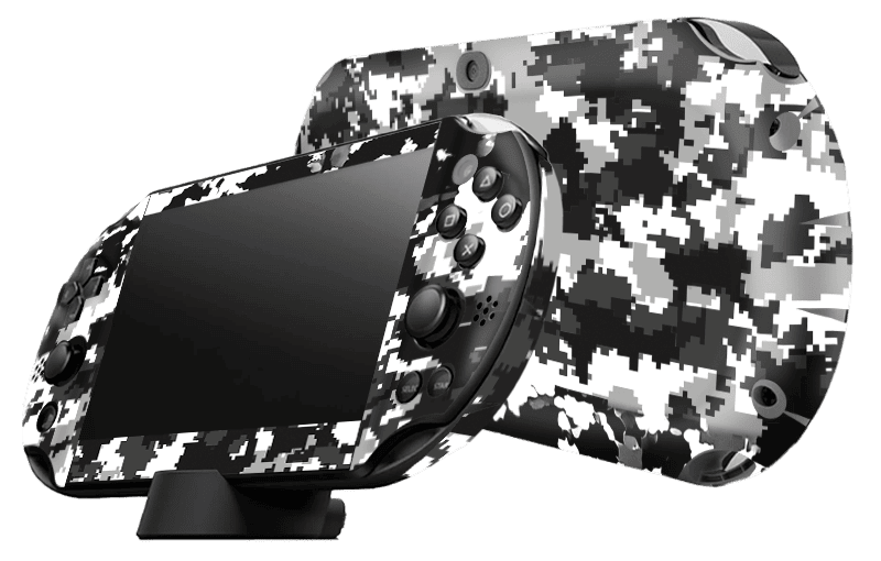 Camuflado Negro PSVITA Slim Bundle Skin