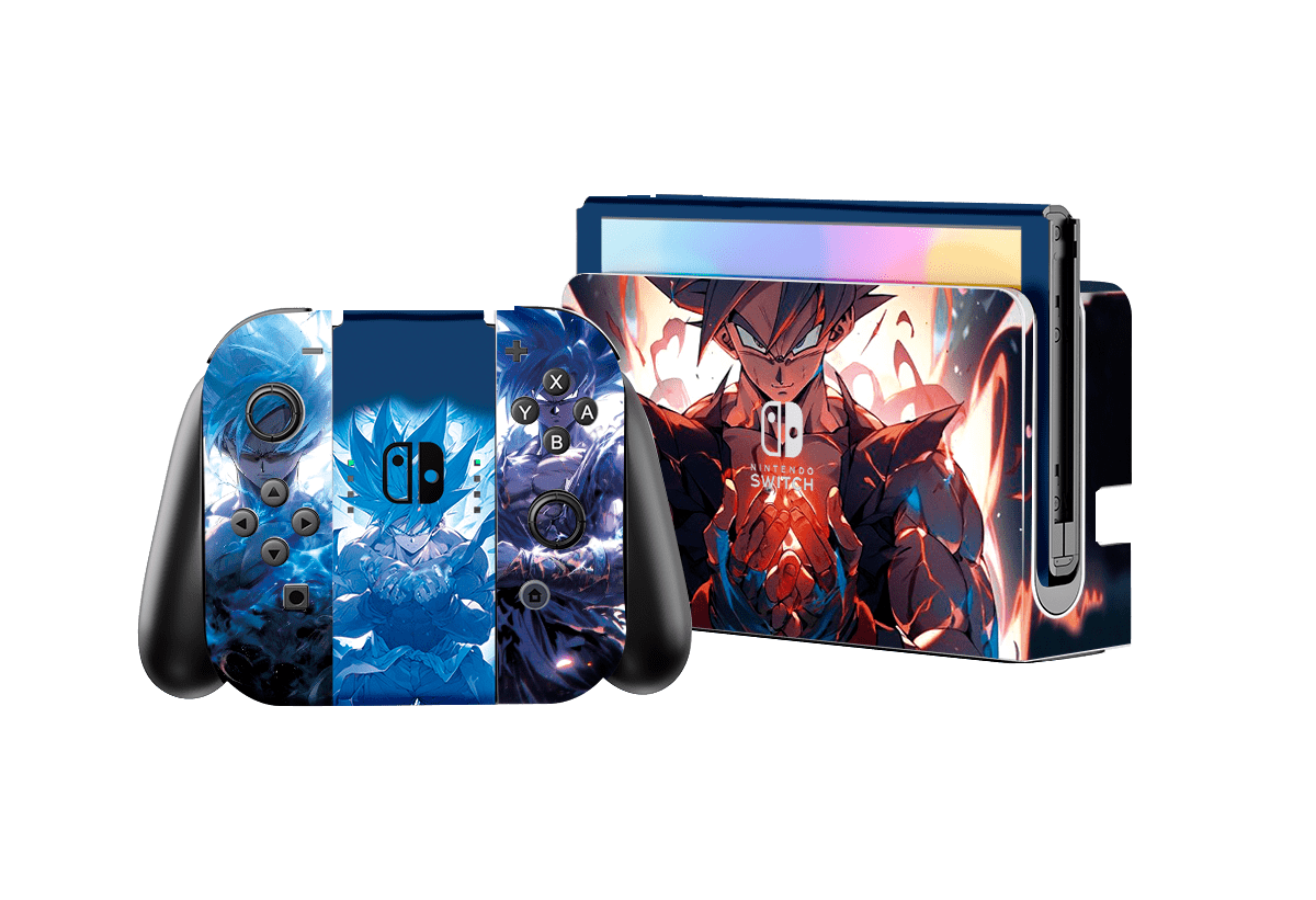 Dragon Ball Goku Ultra Skin Nintendo Switch OLED (2021) Xonebrand