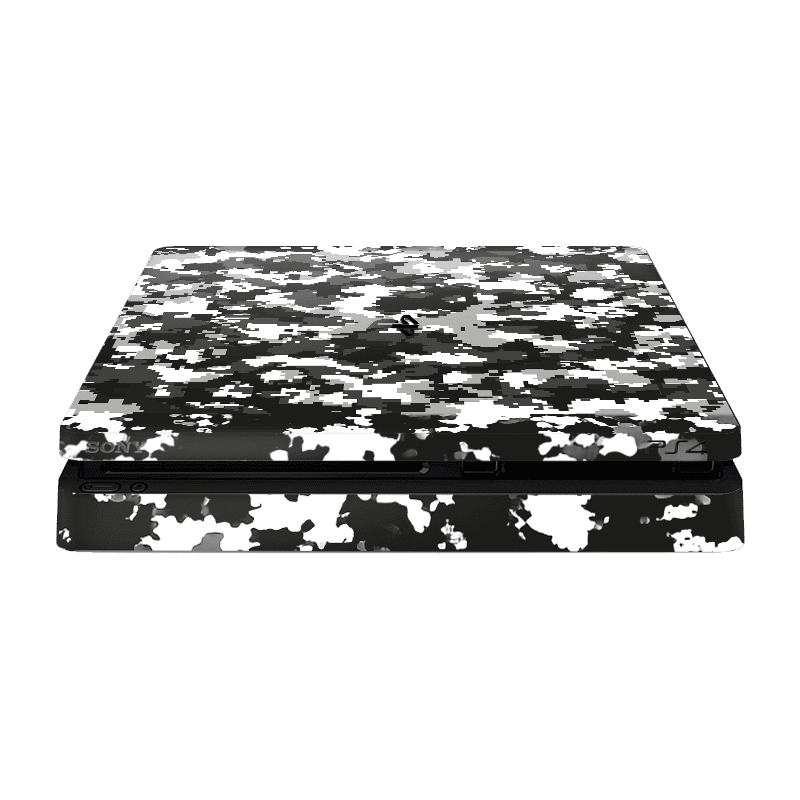 Camuflado Negro Skin Playstation 4 Slim Xonebrand
