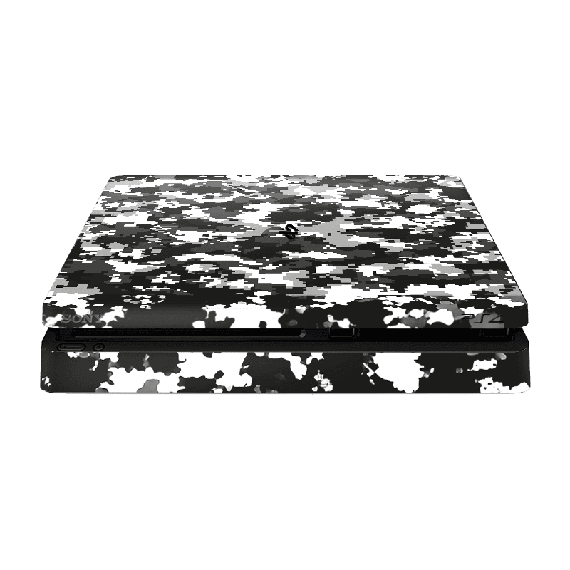 Negro Camuflado PS4 Slim Bundle Skin