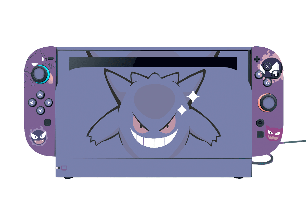 Pokemon Gengar Skin Nintendo Switch 2 (2025) Xonebrand