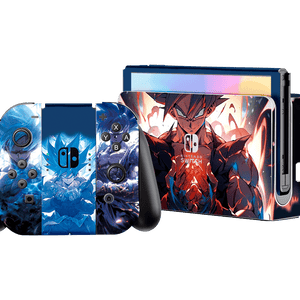 Dragon Ball Goku Ultra Instinto Nintendo Switch Oled (2021) Skin