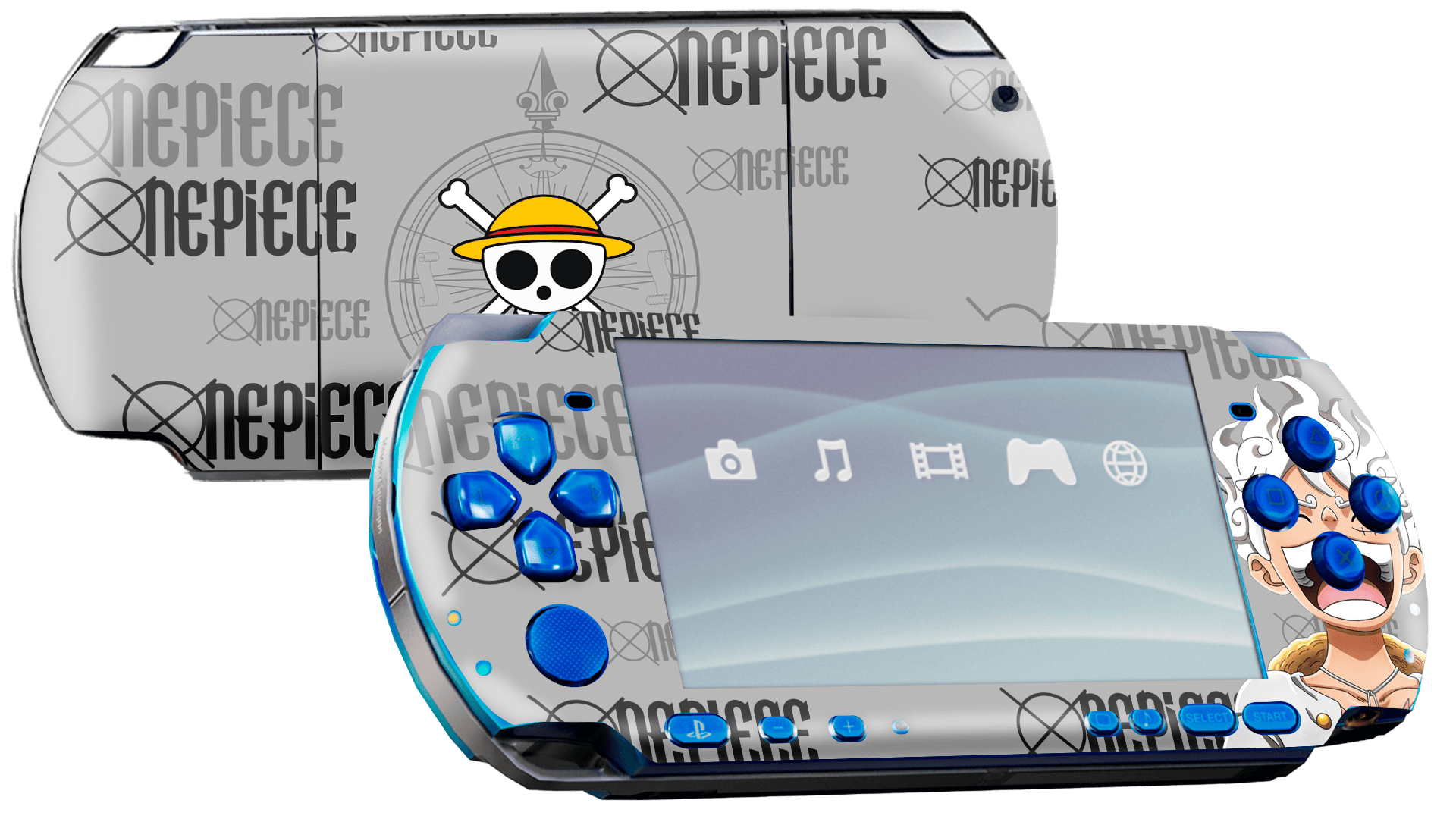 One Piece PSP Handheld Gaming Bundle Skin