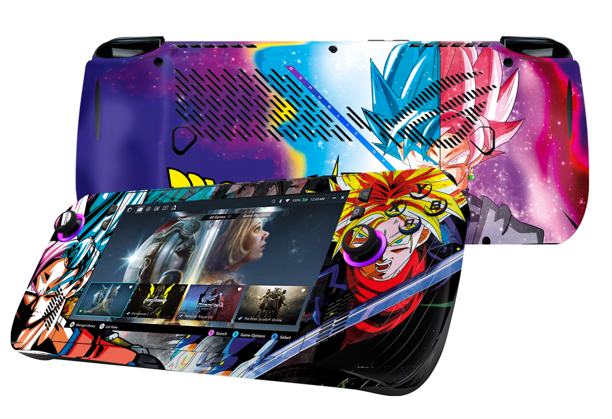 Dragon Ball Super Asus Rog Ally X Handheld Gaming Computer Skin