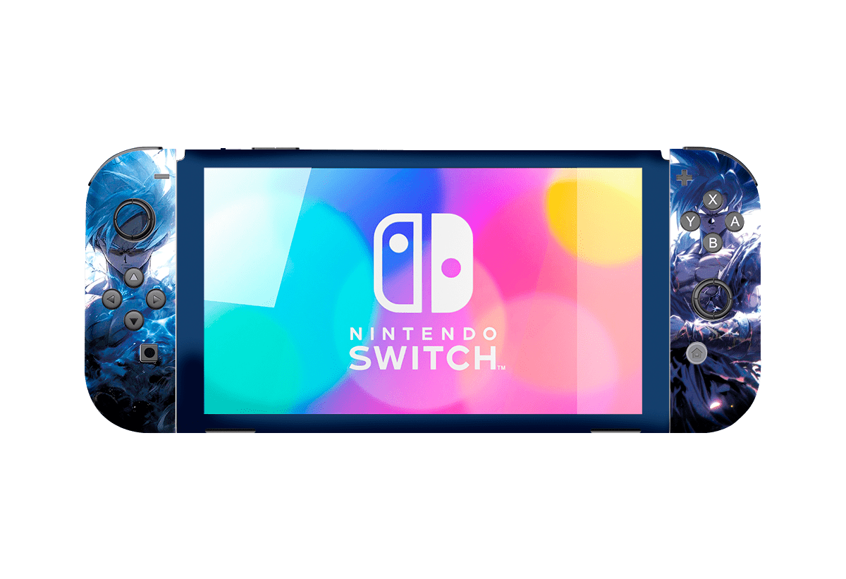 Dragon Ball Goku Ultra Instinto Nintendo Switch Oled (2021) Skin