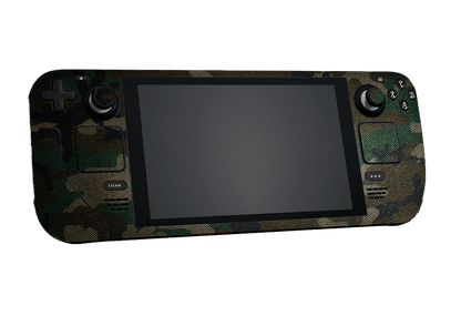 Verde Camuflado Steam Deck Handheld Gaming Computer Skin