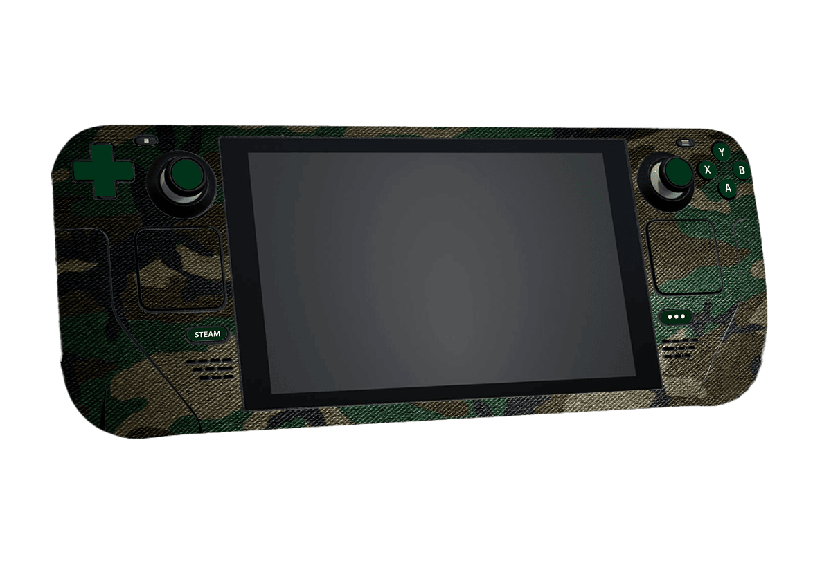 Camuflado Verde Steam Deck Skin