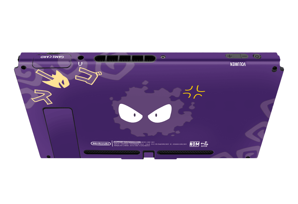 Pokemon Gastly Skin Nintendo Switch (2017) Xonebrand