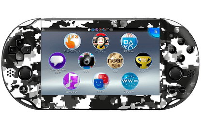 Camuflado Negro PSVITA Slim Bundle Skin