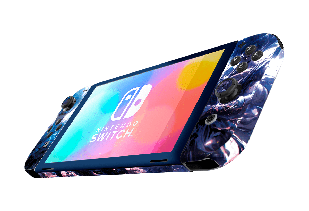 Dragon Ball Goku Ultra Instinto Nintendo Switch Oled (2021) Skin