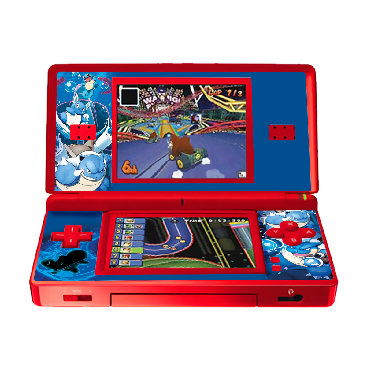 Pokemon Squirtle Skin Nintendo DS Lite Xonebrand