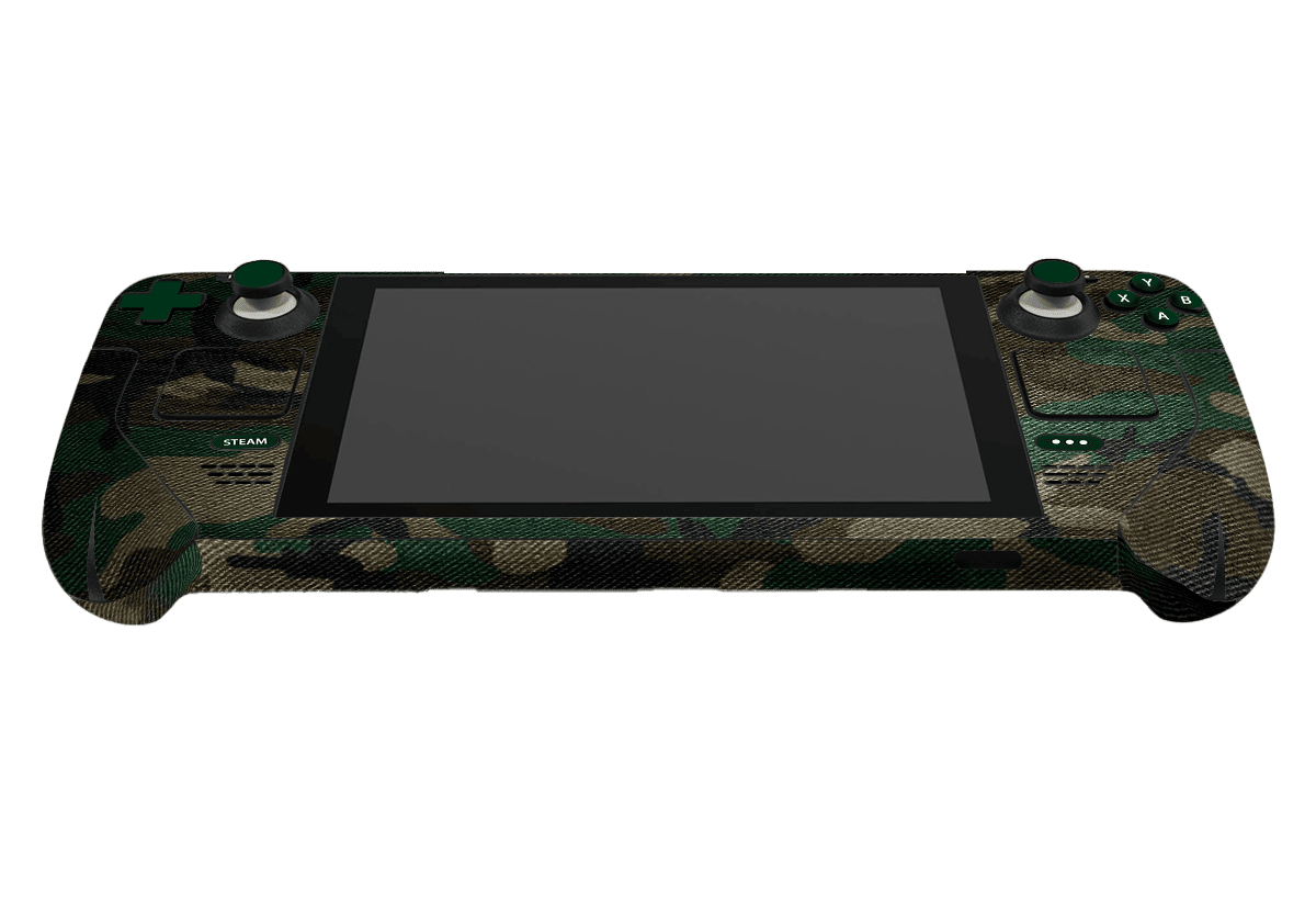 Camuflado Verde Steam Deck Skin