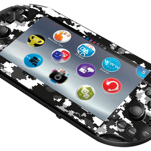 Camuflado Negro PSVITA Slim Bundle Skin