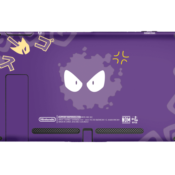 Pokemon Gastly Skin Nintendo Switch (2017) Xonebrand