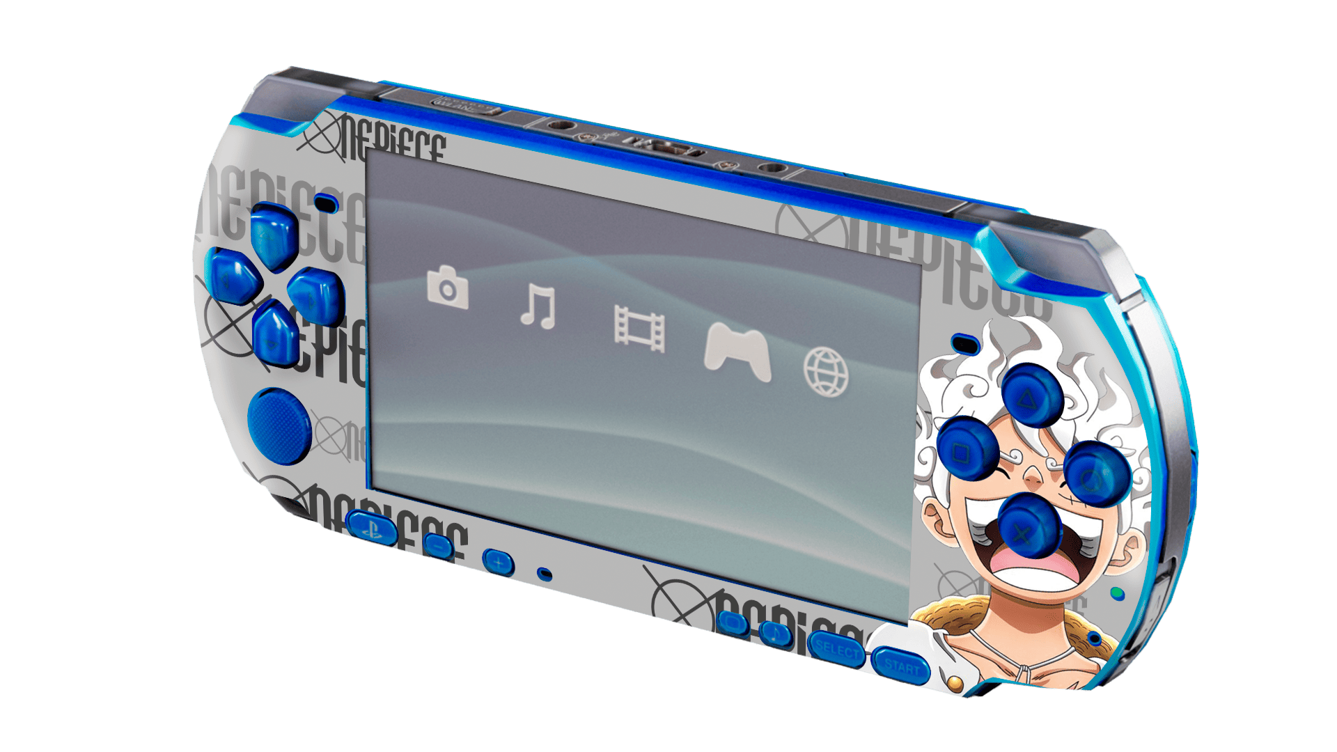 One Piece PSP Handheld Gaming Bundle Skin