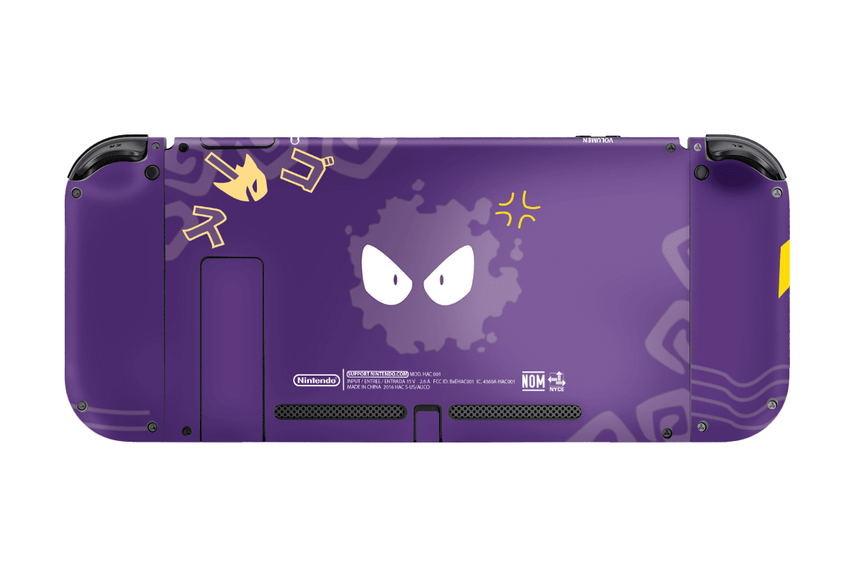 Pokemon Gastly Skin Nintendo Switch (2017) Xonebrand