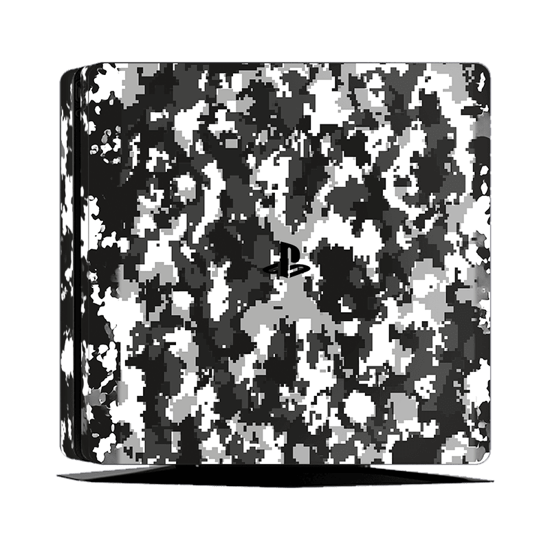 Camuflado Negro Skin Playstation 4 Slim