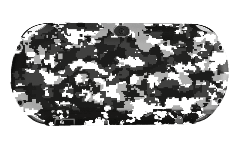 Camuflado Gris Skin Playstation Portable PSVita Slim