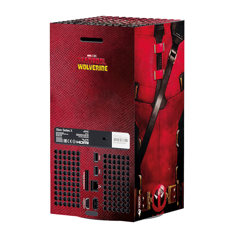 Deadpool Xbox Series X Skin Xonebrand