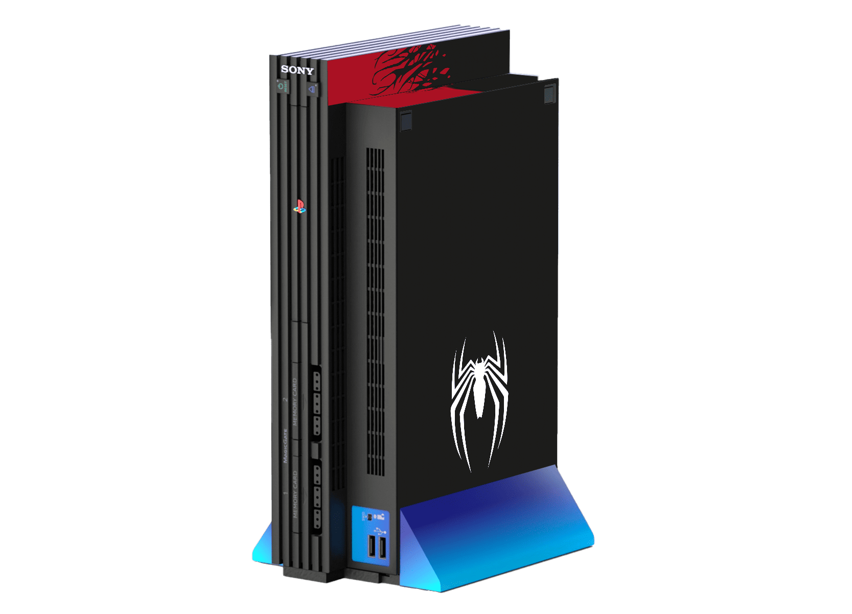 Spiderman 2 PS2 Fat Bundle Skin