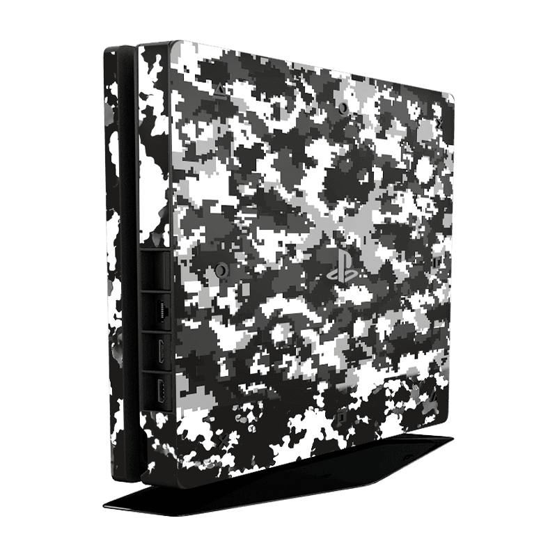 Camuflado Negro Skin Playstation 4 Slim