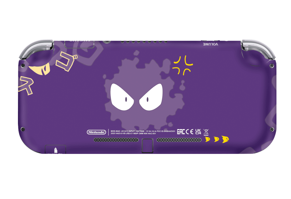 Pokemon Gastly Skin Nintendo Switch Lite Xonebrand
