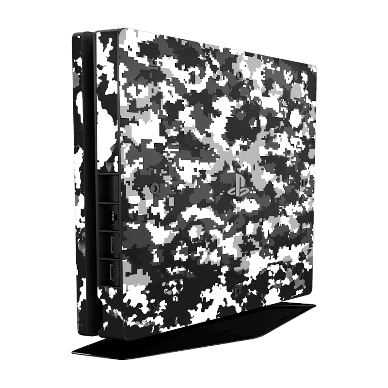 Negro Camuflado PS4 Slim Bundle Skin