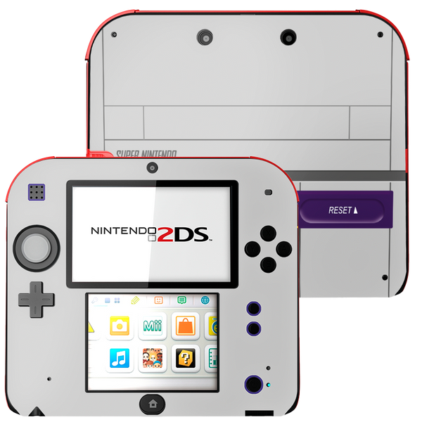 Skin para Nintendo 2Ds edición SNES  – Xonebrand