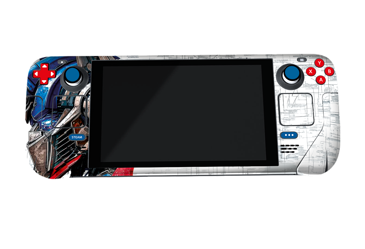 Transformers Optimus Prime Steam Deck Skin Xonebrand