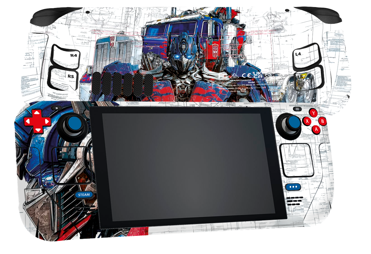 Transformers Optimus Prime Steam Deck Skin Xonebrand
